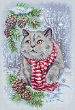 L8997 Зимний кот (Winter Cat)