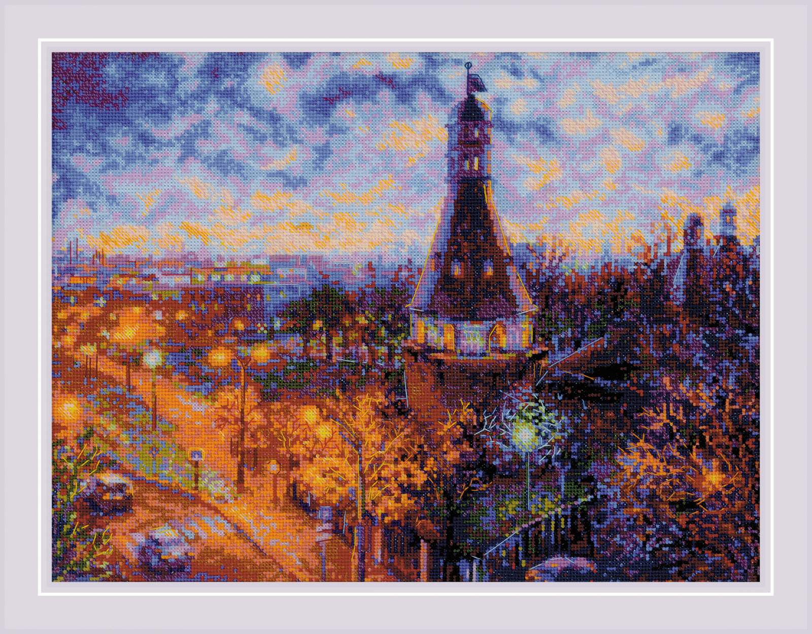 1990 «Ночная Москва. Симонов монастырь»