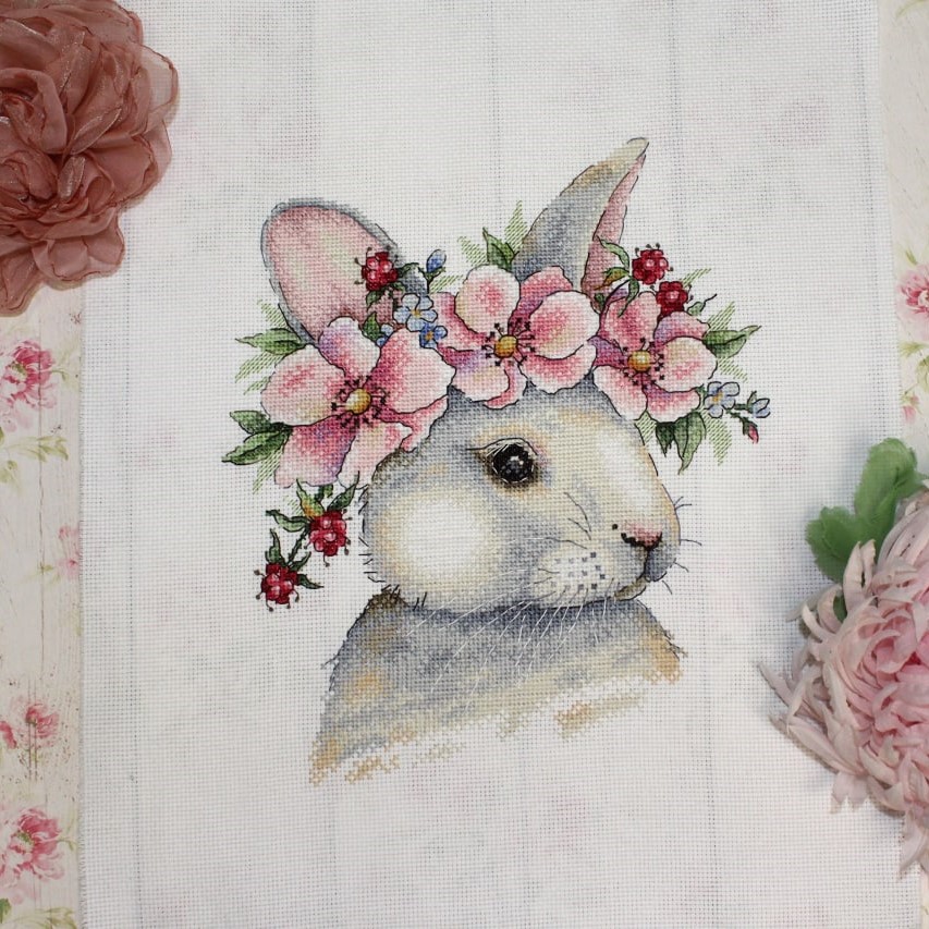 НВ-785 Кролик в цветах (М.П. Студия). Фото N2