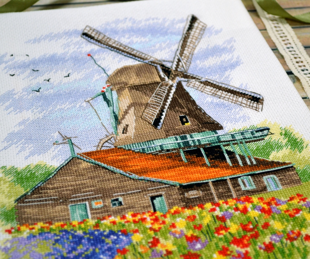 1105 «Ветряная мельница. Голландия» (Овен). Фото N2