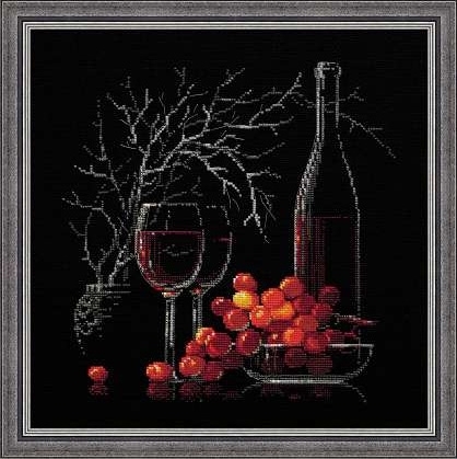 1239 «Натюрморт с красным вином»