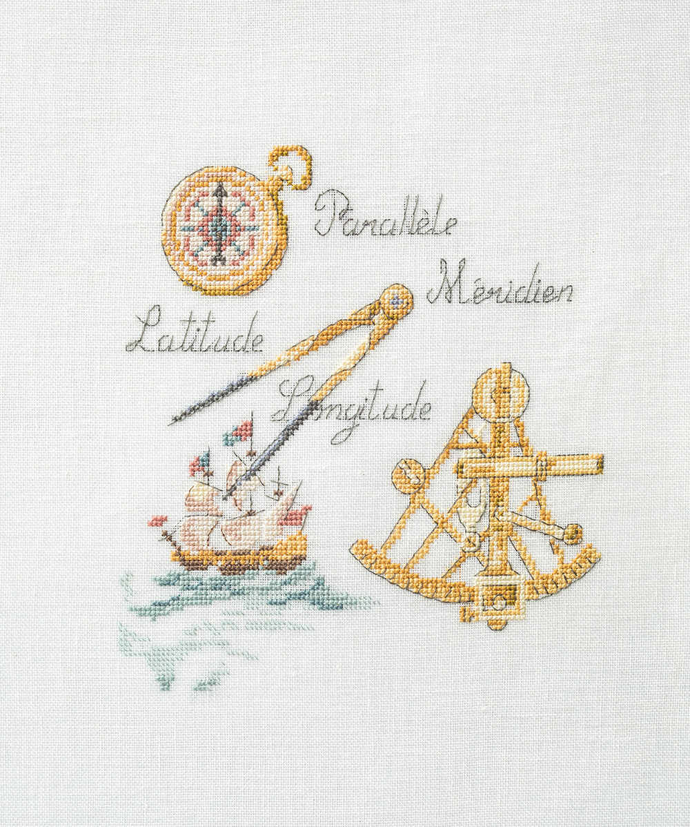 Французская вышивка крестом. Морские и летние сюжеты Вероник Ажинер. Фото N5