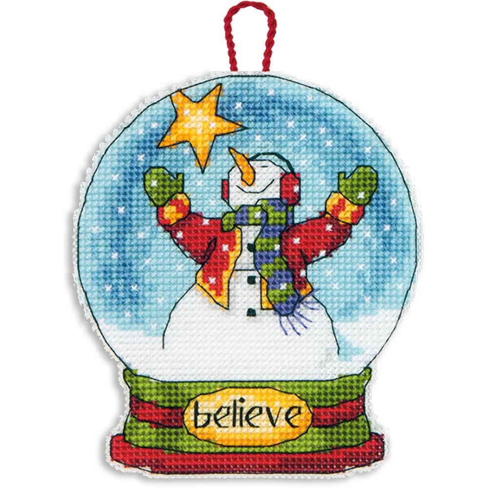8904 Новогоднее украшение «Believe Snow Globe Ornament»