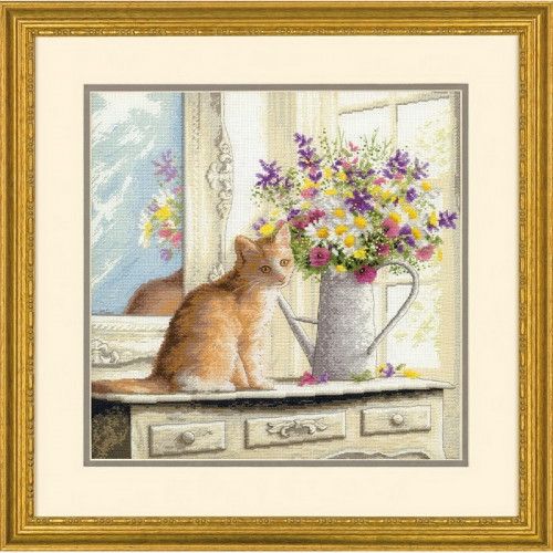 35359 Котенок в окне (Kitten in the Window)