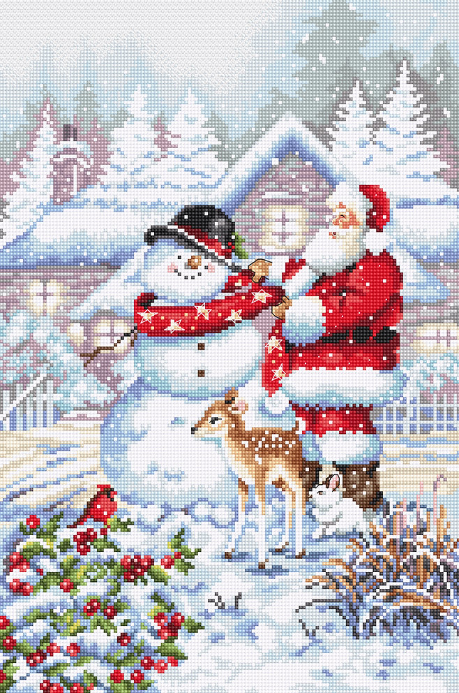 L8015 Снеговик и Санта (Snowman and Santa)