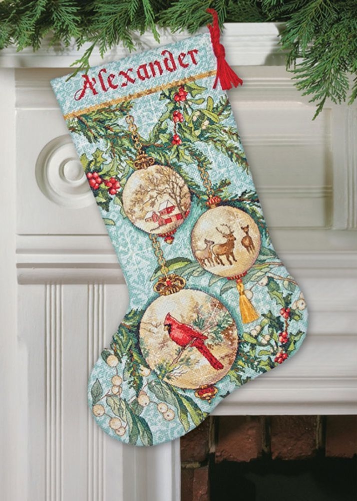 8854 Очаровательный орнамент (Enchanted Ornament Stocking)