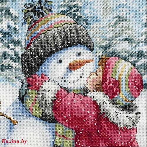 8833 Поцелуй для снеговика (A Kiss for Snowman). Фото N2