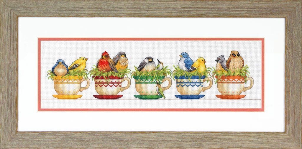 35394 Птицы в чайных чашках (Teacup Bird)