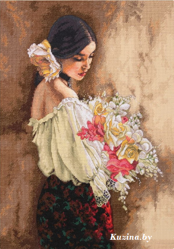 35274 Девушка с букетом (Woman With Bouquet). Фото N2