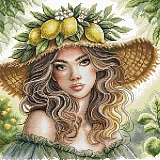 P043 The Girl of the Lemons (AVA Stitch)