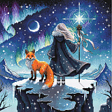 P069 Sorceress of the Auroras and her Fox (AVA Stitch)