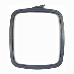 170-13 Пяльцы пластиковые с винтом 19,5*22 см, цвет графит (Nurge Hobby)