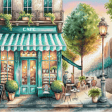 P026 A Coffee in Town (AVA Stitch)