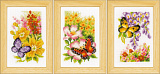 PN-0155954 "Бабочки и цветы" (Vervaco)