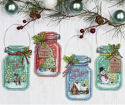 8964 Рождественские украшения (Christmas Jar Ornaments)