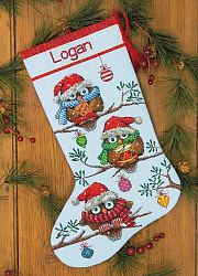 8951 Сапожок «Рождественские совы» (Holiday Hooties Stocking)