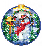 Н-25С Новогодние шары. Снеговик (Сделай своими руками)