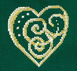 З-33С Золотые украшения. Сердце (Сделай своими руками)