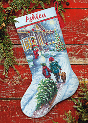 8995 Рождественские традиции (Christmas Tradition Stocking)