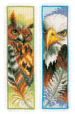PN-0146205 Набор закладок "Орёл и сова" (Vervaco)