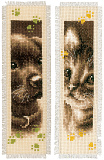 PN-0155362 Набор закладок "Котёнок и щенок" (Vervaco)