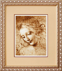 МК-053 «Голова девушки» по мотивам картины Леонардо да Винчи