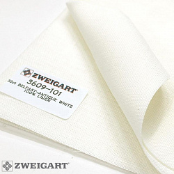 Канва Zweigart 3609/101 Belfast 32 ct в упаковке 50х70 см