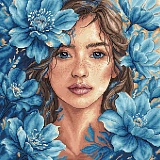 P125 Blue Gaze (AVA Stitch)