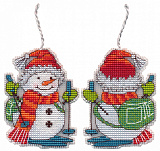 1699 «Ёлочная игрушка. Лыжник» (Овен)