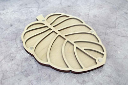 ОР-185 Органайзер для бисера «Лист» (с крышкой)