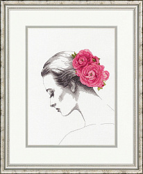 35379 Портрет с цветком (Floral Portrait)