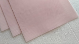 Канва пластиковая лист 28х21 см, 14 каунт, цвет светло-розовый