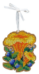 О-148 Ёлочная игрушка. Лисички (М.П. Студия)