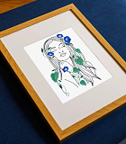 TB201 Portrait With Bellbind (DMC)