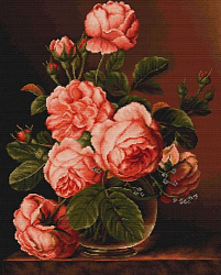 B488 Ваза с розами (Luca-S)