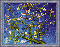 1698 «Цветущий миндаль» по мотивам картины Ван Гога
