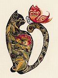1458 «Русские узоры. Кошка» (Овен)