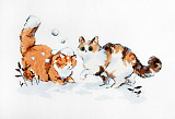 L8813 Зимние котики (Winter Kitties)