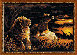 1142 «Львы в саванне»