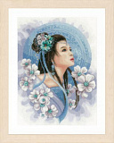 PN-0169168 Asian lady in blue (Lanarte)