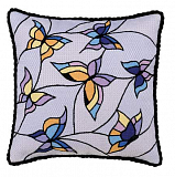 1625 Подушка «Витраж. Бабочки»