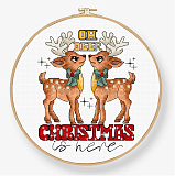 L9912 Oh Deer Christmas Is Here (LETISTITCH)