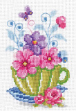 PN-0143922 "Чашка с цветами" (Vervaco)
