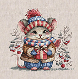 P095 Little Mouse with a Scarf (AVA Stitch)