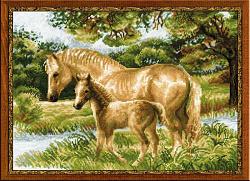 1258 «Лошадь с жеребёнком»
