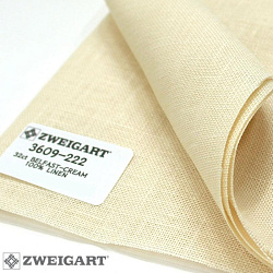 Канва Zweigart 3609/222 Belfast 32 ct в упаковке 50х70 см