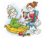 Б-23С Бабушки-вышивальщицы (Сделай своими руками)