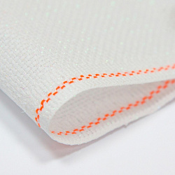 Канва Zweigart 3706/11 Aida Star 14 ct с люрексом в упаковке 50х55 см