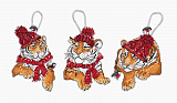 L8017 Рождественские игрушки "Тигры" (Christmas Tigers Toys kit of 3 pieces)